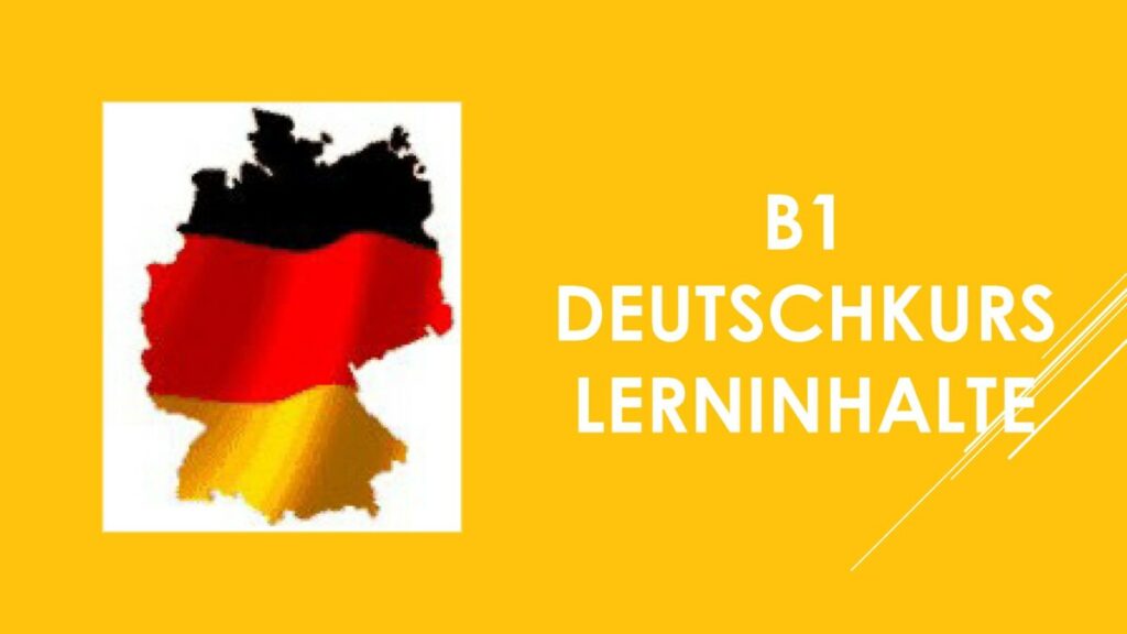 B1 Deutschkurs Lerninhalte. Was Lernen Sie Im B1 Online Deutschunterrich